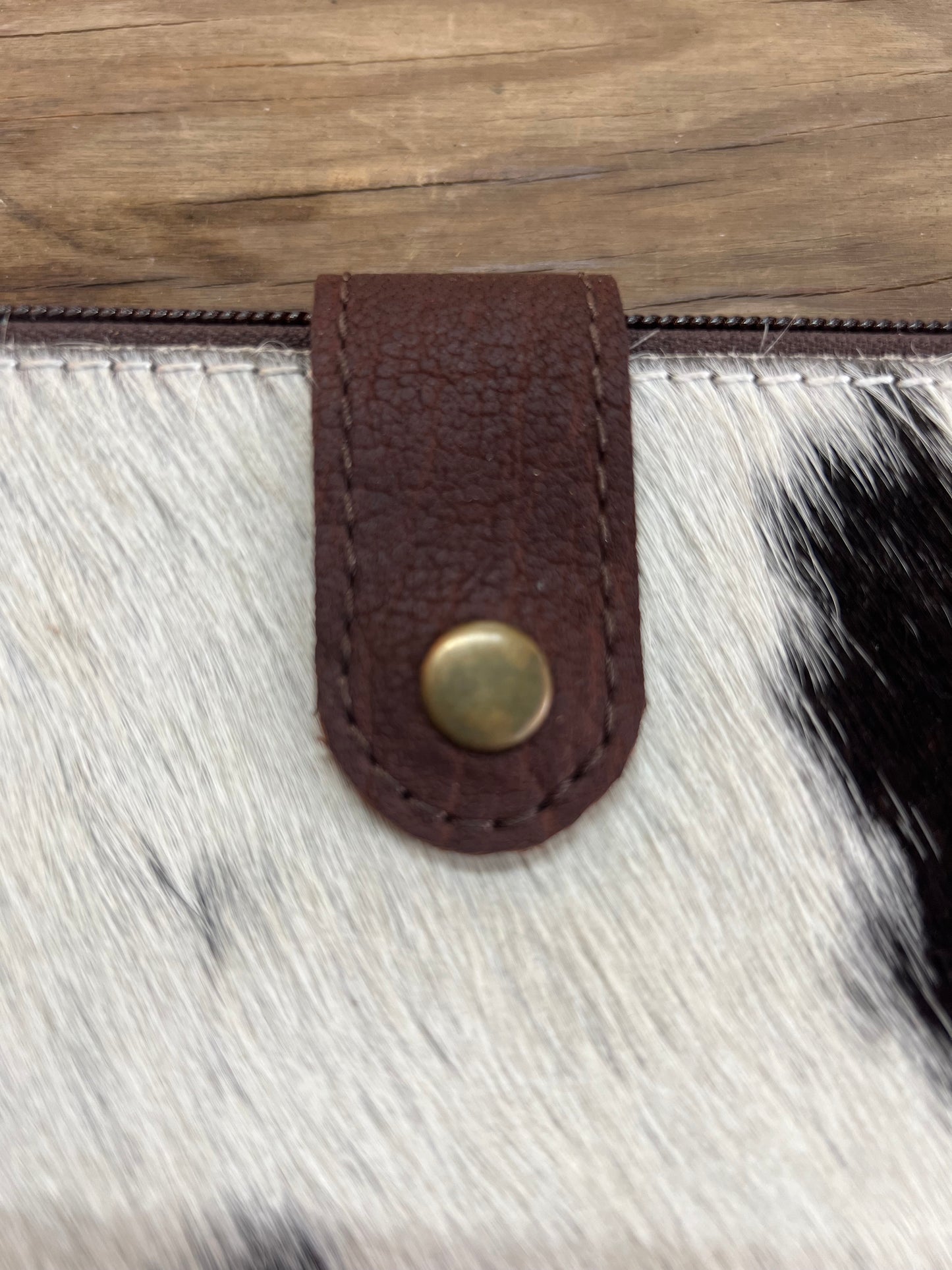 Black, Brown and White Wallet