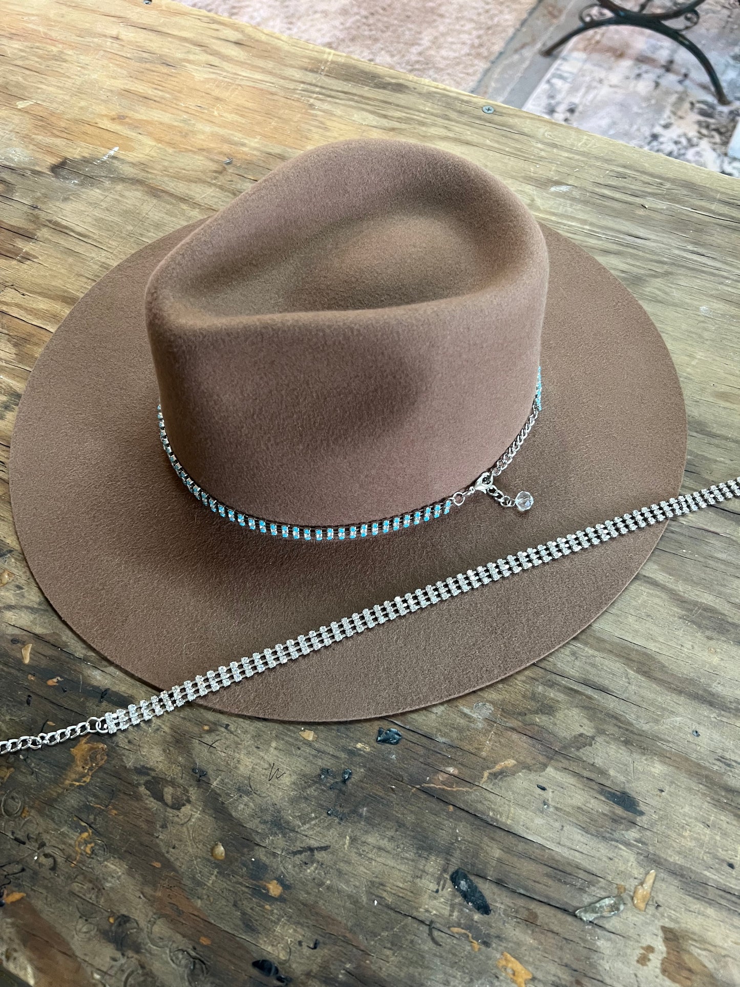 3 Strand Crystal Hat Band