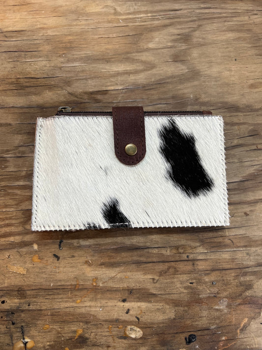 Black, Brown and White Wallet