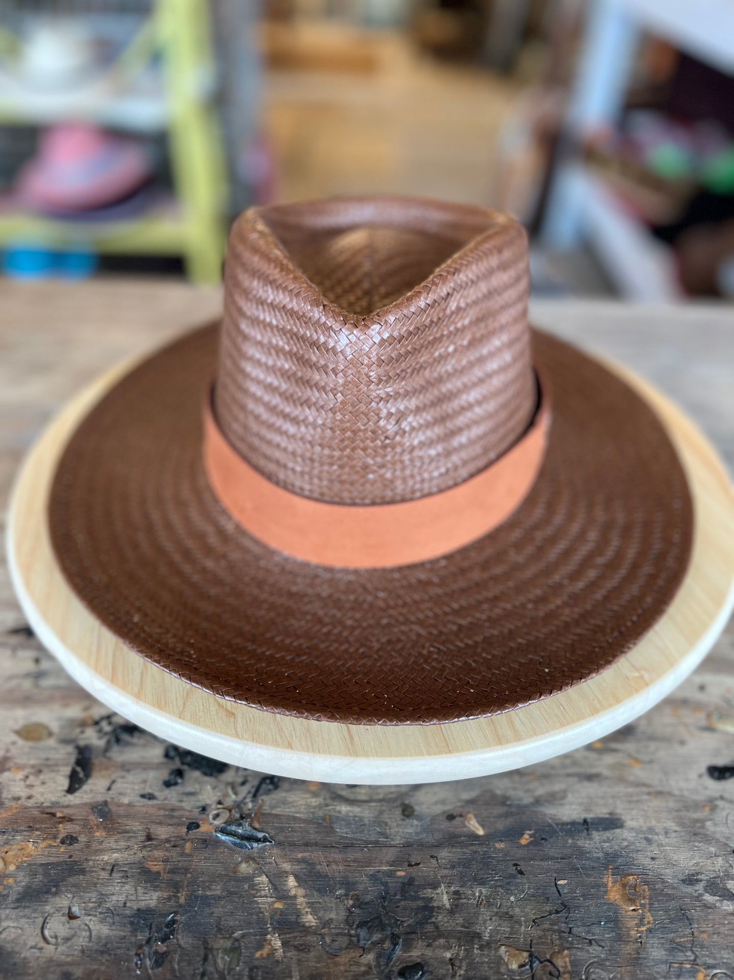 Brown Straw Hat