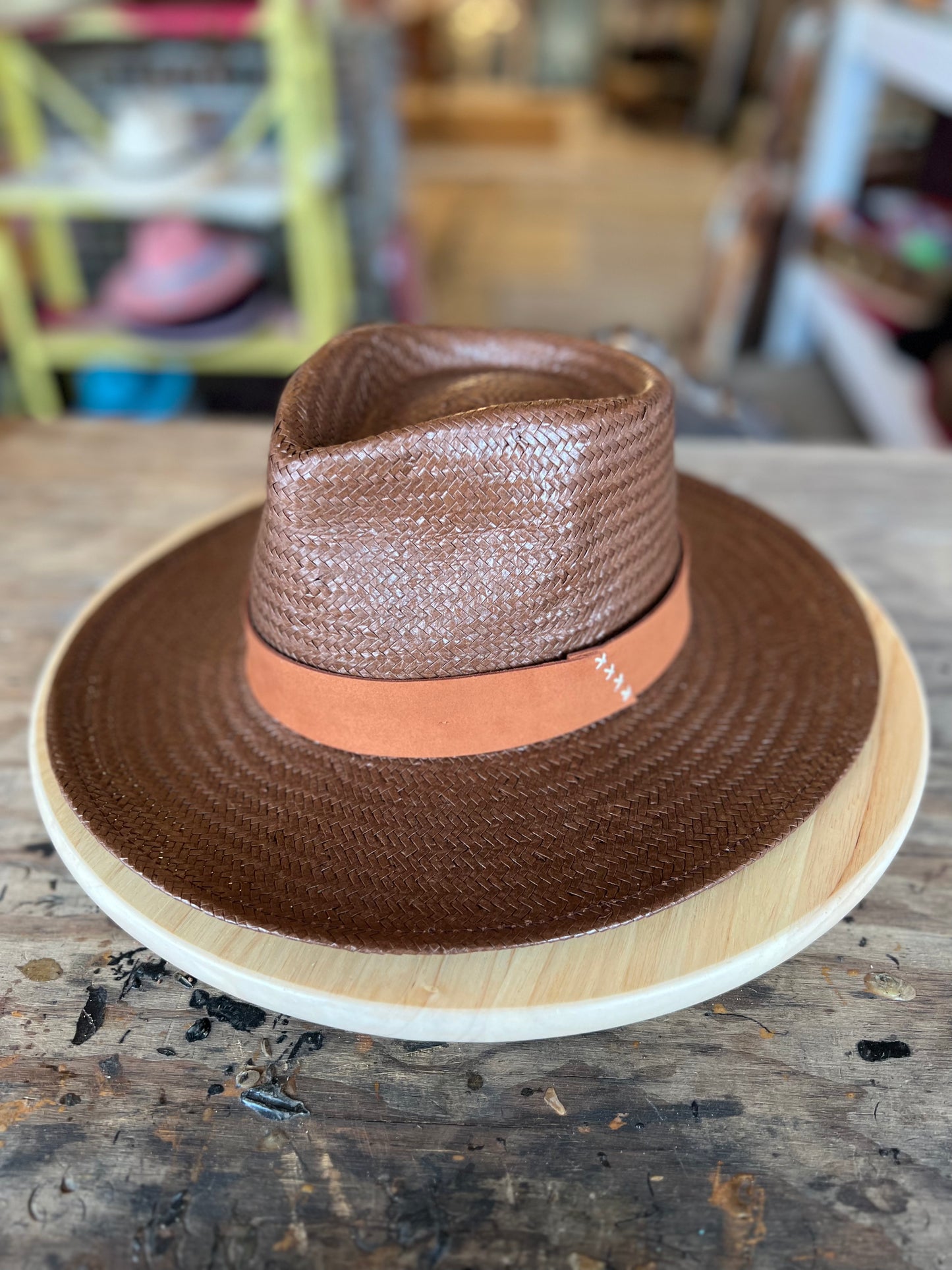 Brown Straw Hat